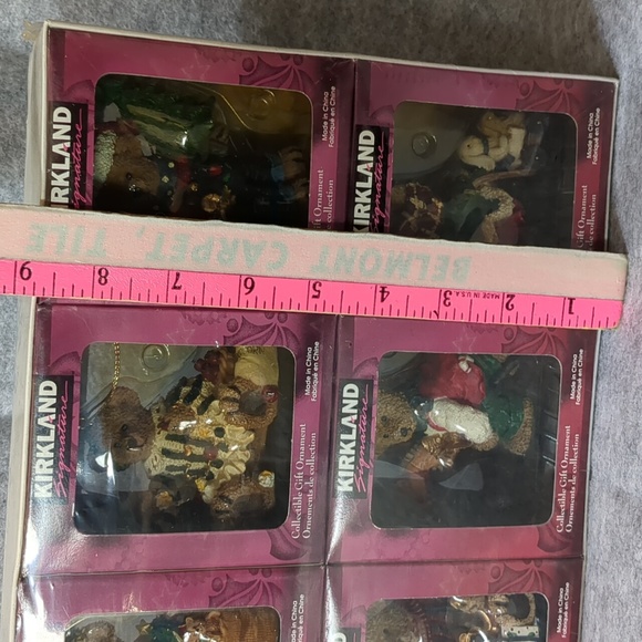 Kirkland Signature Teddy Bear Christmas Ornaments Original Sealed  8 Package - Picture 8 of 13